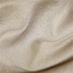 Nude Cotton Lurex Jersey Fabric 0.5m
