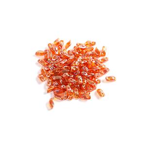 StormDuo Beads Crystal Full Apricot Medium, Approx 3x7mm (100pcs)