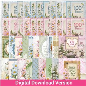 Daisy Dreams Milestones and Topper kit Digital Download