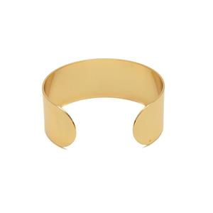 Gold Plated Base Metal Bangle, Width 25mm 