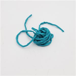 Teal Silk Cord Approx, 2mm, 1m