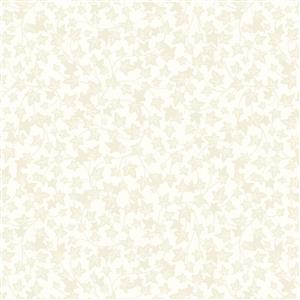 Lewis & Irene Tiny Tonals Collection Ivy Cream On Cream Fabric 0.5m