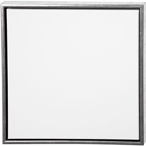 ArtistLine Canvas with frame, antique silver, white, depth 3 cm, size 54x54 cm, 360 g, 1 pc