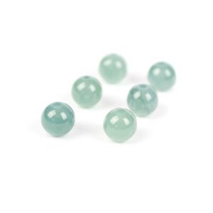 Guatemalan Jadeite Plain Rounds Approx 6mm, Pack of 6