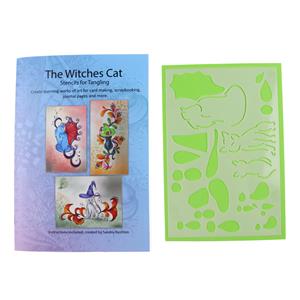 Sanntangle - The Witches Cat Stencil & Booklet