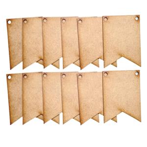 Large MDF Bunting- Swallow Tailed pack of 12