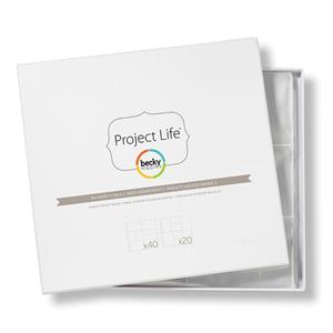 Project Life, Page prtectors - 12x12 - Big Variety Pack - 60 Pack