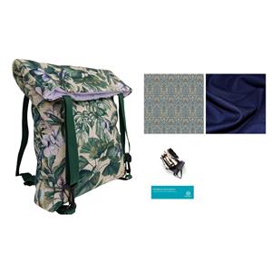 Sew Pretty Sew Mindful William Morris Navy Newbold Rucksack Kit: Instructions & Fabric (2m)