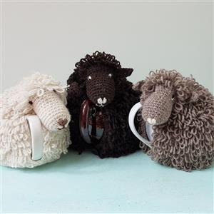 Woolly Chic Natural Sheep Crochet Tea Cosy Kit