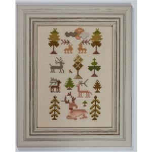 Cross Stitch Guild Moonlight in the Forest Sampler Kit on Aida