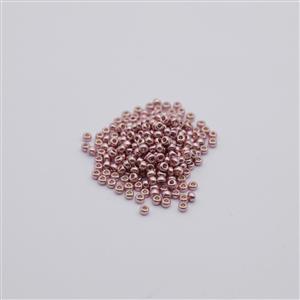 Miyuki Duracoat Galvanised Dark Coral Seed Beads 11/0 (8.5G)