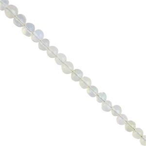 Ethiopian Opal Graduated Smooth Rounds 3.5mm to 4.5mm, 20cm strand