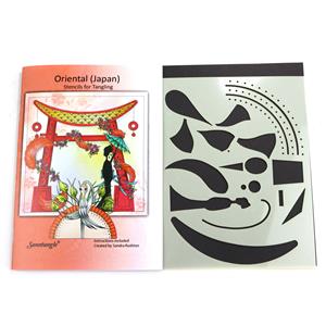 Sanntangle, Oriental - Japan Stencil & Booklet Set