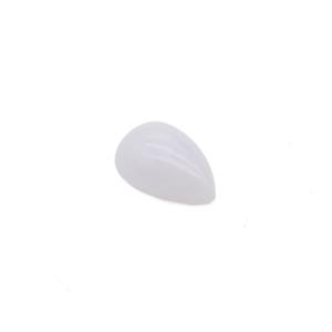 2cts Type A Lavender Jadeite Drop Cabochon Approx 8x12mm, 1pc