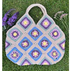 Adventures In Crafting Cottage Garden Crochet Flower Patch Bag Kit