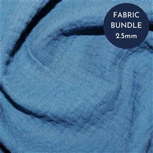 French Navy Double Gauze Fabric Bundle (2.5m)