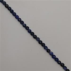 120cts Sodalite Micro Faceted Rounds Approx 8mm, 38cm Strand
