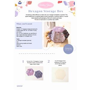 Debbie Shore Hexagon Storage Box Instructions
