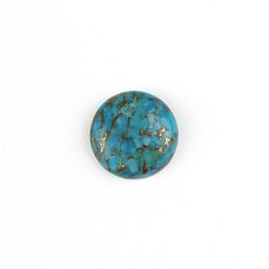11.3cts Copper Mojave Turquoise 17x17mm Round  (R)