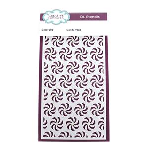 Creative Expressions Candy Pops DL Stencil 4 in x 8 in (10.0 x 20.3 cm)