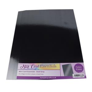 Mirri Card Essentials - Steel Grey, 10 x 220gsm