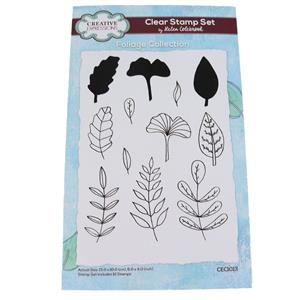 Creative Expressions Helen Colebrook Foliage Collection 6 in x 4 in Clear Stamp Set