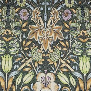 William Morris Lili & Pomegranate Ebony Deluxe Tapestry Fabric 0.5m