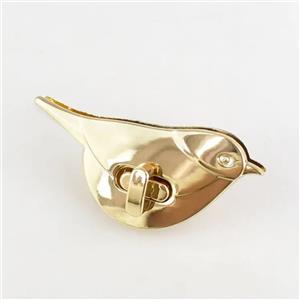 Gold Bird Bag Lock Clasp (7cm x 3cm)