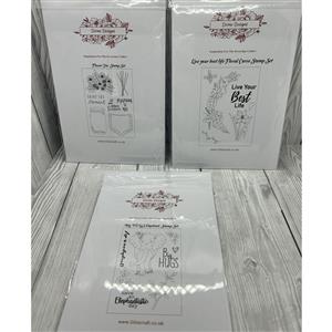A5 stamp set of 3 (Pack 2)