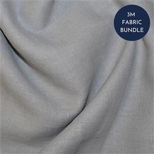 Grey Washed Linen Handle Fabric Bundle (3m)