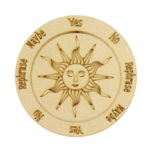 Oak Sun Pendulum Board Approx 12cm