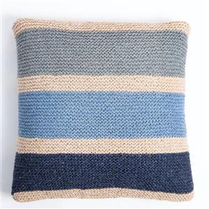 Wool Couture Blue Tonals Rainbow Cushion Knitting Kit
