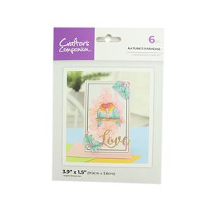 Crafter's Companion Clear Acrylic Stamp - Nature's Paradise