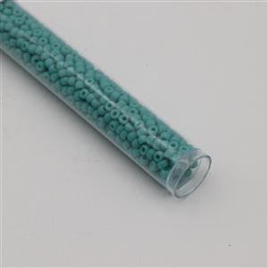 Miyuki Matte Opaque Turquoise Seed Beads 8/0 (22GM/TB)