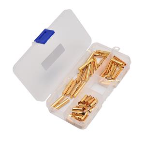 Plastic Box of Gold Base Metal Slider Clasps : Approx 13.5x4.5mm, 26x5mm, 19.5x4mm. 16pcs Each in Storage Box, 11 x 7 x 3cm 