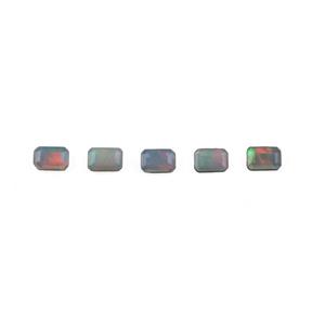  1.81cts Ethiopian Opal Approx 4x6mm Octagon Pack of 5 