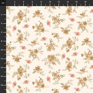 Henry Glass Kim Diehl Sunwashed Romance Ditsy Floral Cream Extra Wide Backing Fabric 0.5m (274cm)