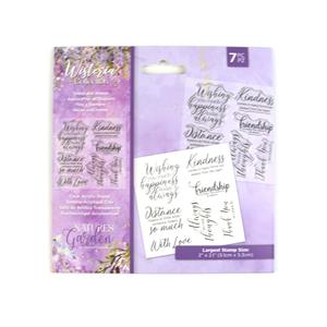 Wisteria Collection - Acrylic Stamp - Today and Always - 7PC