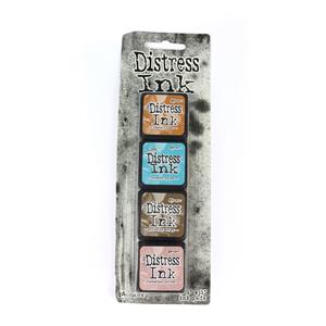 Tim Holtz Mini Distress Ink Kits No6 - set of 4 inks 