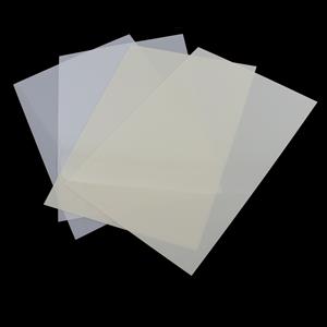 2x White with Silver & 2 x Ivory with Gold Shrinkets Shrink Plastic Opulent 4 sheets pack.