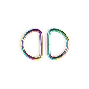 25mm Rainbow D Ring - 2 Pieces