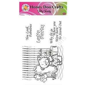 Honey Doo Crafts Tilly Teddy A6 Stamp Set