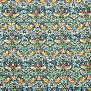 William Morris Strawberry Thief Percale Fabric 0.5m