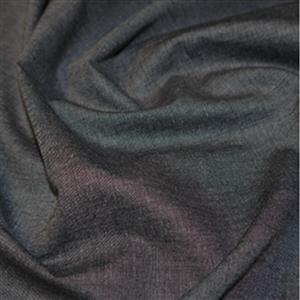Yarn Dyed Black Cotton Chambray Fabric 0.5m