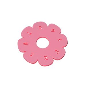 Pink Acrylic Knotting Flower with 8 Slots