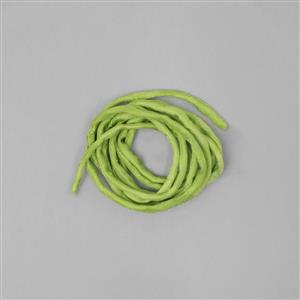 1m Peridot Green Silk Cord Approx 2mm