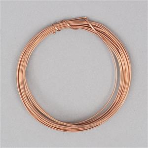3m Copper Coloured Copper Half Round Wire Approx 1.00mm