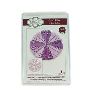 Creative Expressions Jamie Rodgers Tea Bag Folding Jewelled Doily Craft Die