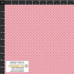 Best Bits Collection Stars Pink Fabric 0.5m