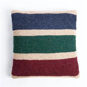 Wool Couture Ocean, Pine, & Blackberry Rainbow Cushion Knitting Kit